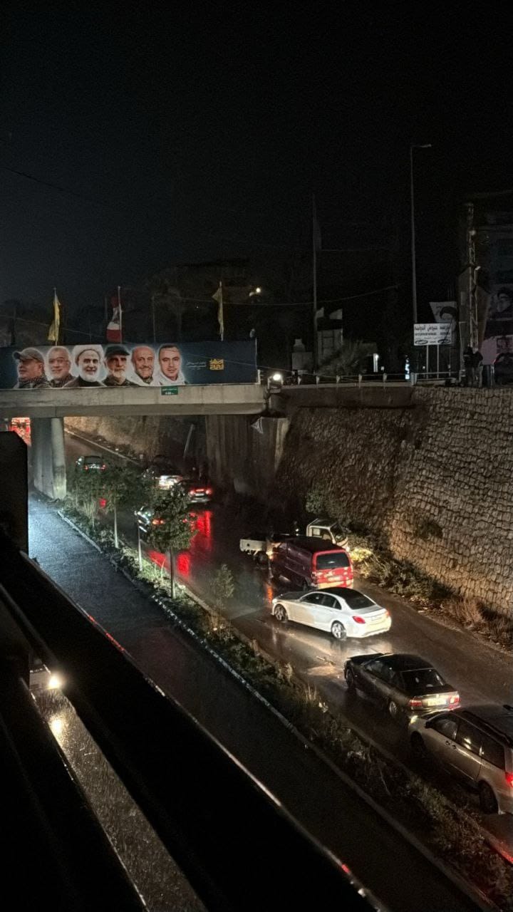 حادث سير على طريق عام حبوش - النبطية